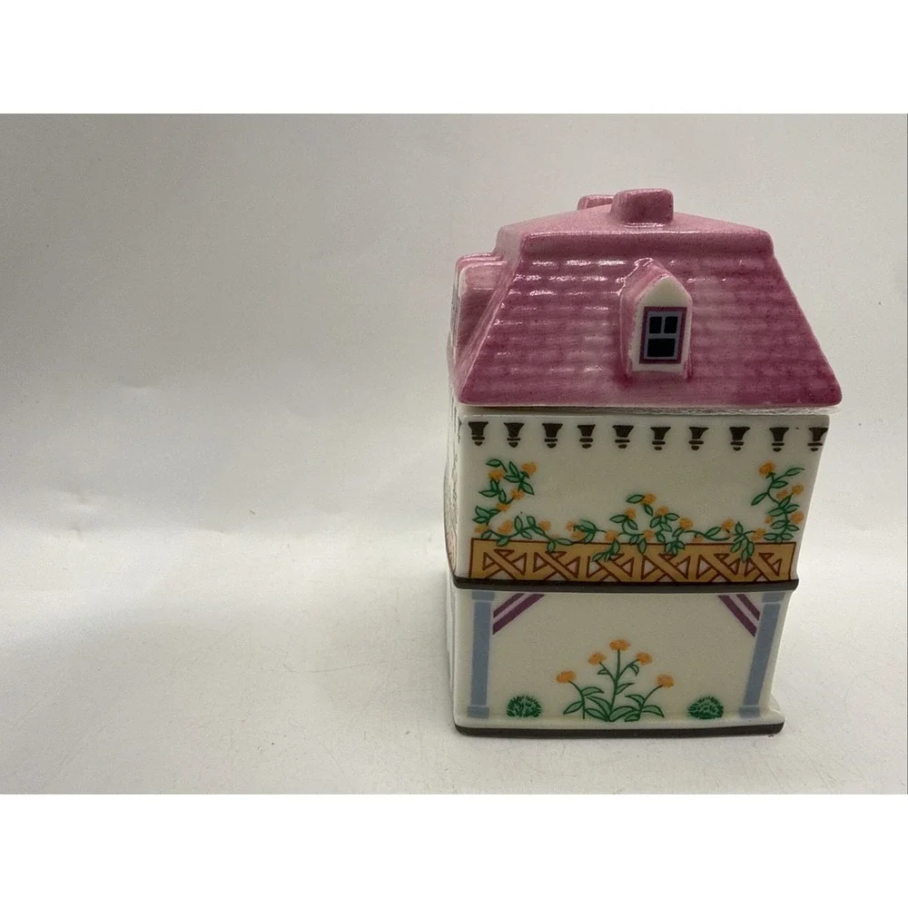 Canterbury Crossing TARRAGON Lenox Spice Village Jar EUC House & Lid‎ NO CHIPS